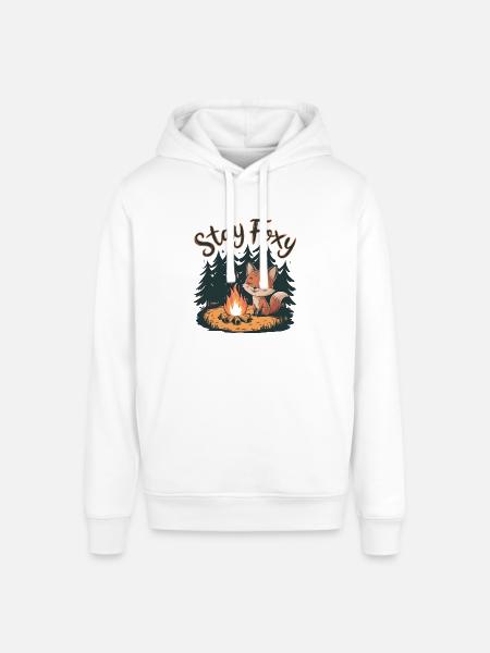 Bleib fuchsig - Stanley/Stella Unisex Hoodie SOUNDER - Weiß