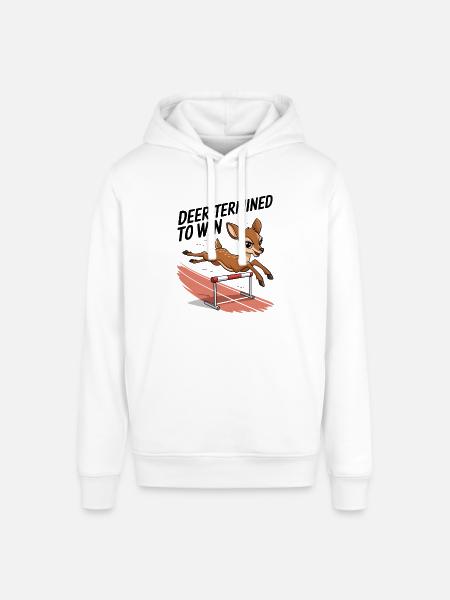 Deer-Termined pour gagner - Sweat à capuche SOUNDER Stanley/Stella Unisexe - blanc