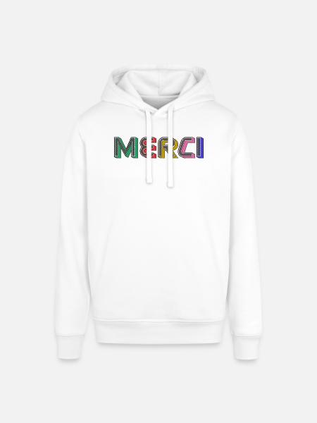 MERCI - Sweat à capuche SOUNDER Stanley/Stella Unisexe - blanc