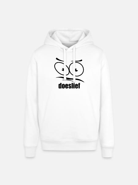 doeslief flehende Augen mit Fragezeichen-Blick - Stanley/Stella Unisex Hoodie SOUNDER - Weiß