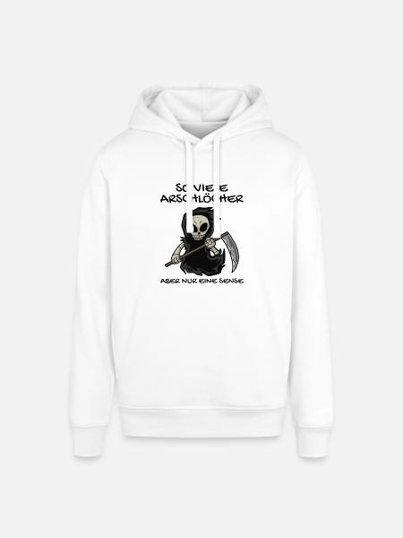 Sensenmann - Stanley/Stella Unisex Hoodie SOUNDER - Weiß