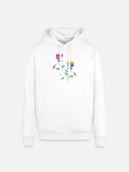 Pensée - Sweat à capuche SOUNDER Stanley/Stella Unisexe - blanc