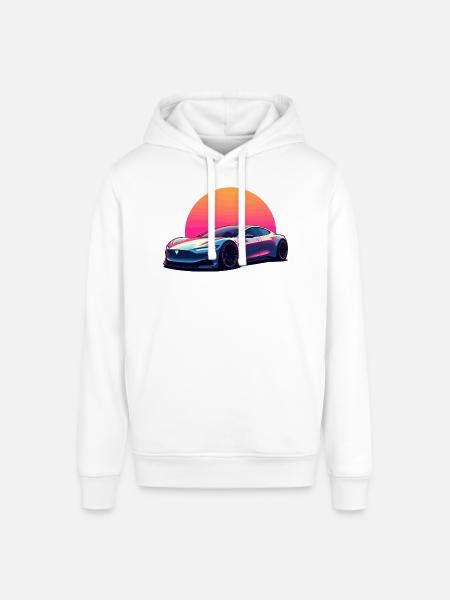 Electric Wave - Stanley/Stella SOUNDER Unisex Hoodie - white