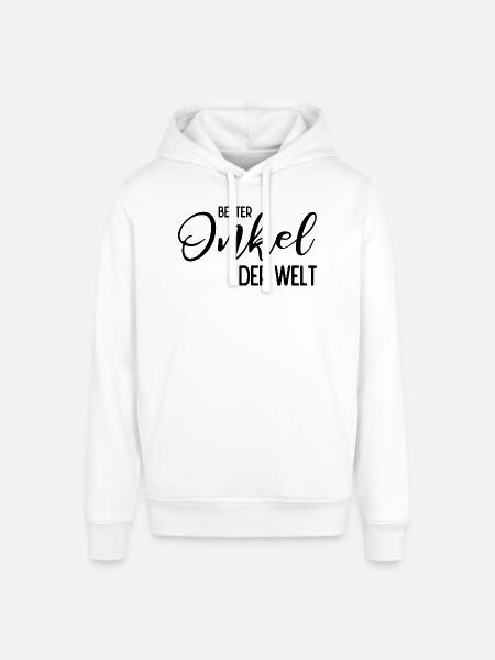 Bester Onkel der Welt - Stanley/Stella Unisex Hoodie SOUNDER - Weiß