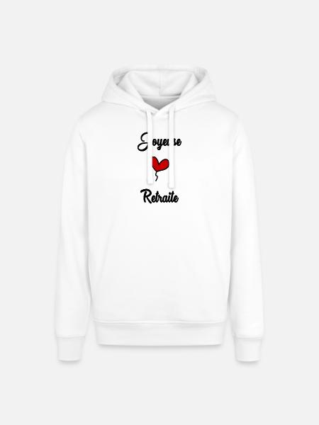 JOYEUSE RETRAITE - Sweat à capuche SOUNDER Stanley/Stella Unisexe - blanc