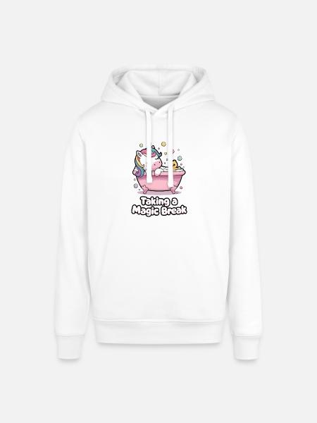 Taking A Magic Break - Stanley/Stella SOUNDER Unisex Hoodie - white