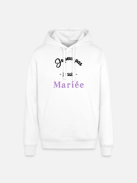 MARIEE. EVJF - Sweat à capuche SOUNDER Stanley/Stella Unisexe - blanc