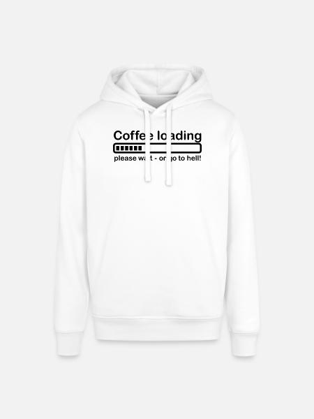 Coffee loading - Stanley/Stella SOUNDER Unisex Hoodie - white