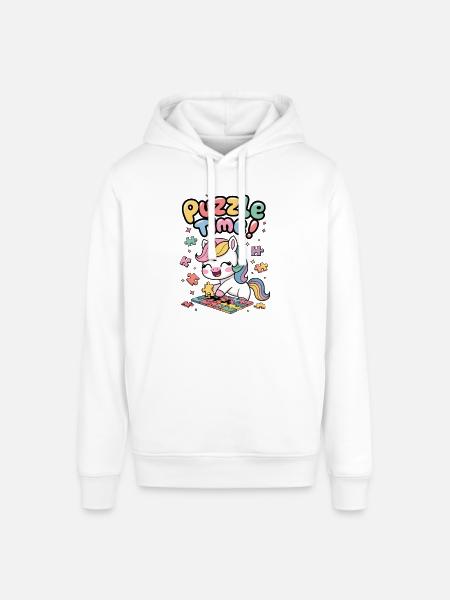 Puzzle Time! - Stanley/Stella SOUNDER Unisex Hoodie - white