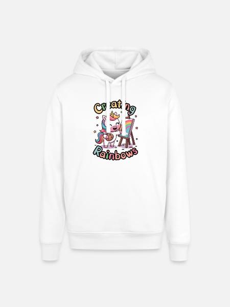 Creating Rainbows - Stanley/Stella SOUNDER Unisex Hoodie - white