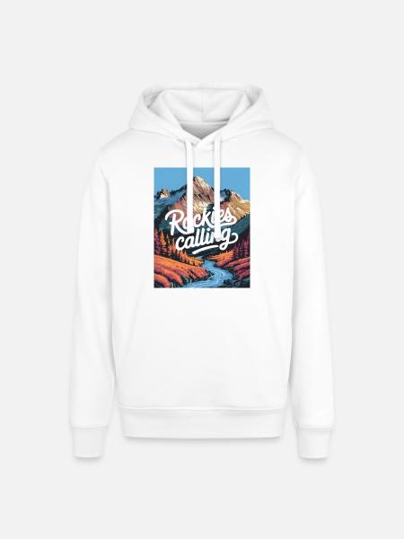 Rockies Calling - Stanley/Stella SOUNDER Unisex Hoodie - white