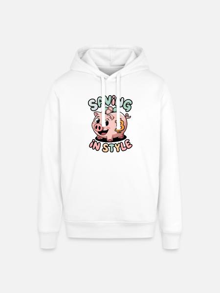 Saving In Style - Stanley/Stella SOUNDER Unisex Hoodie - white