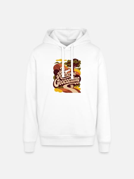 I'd Rather Be Geocaching - Stanley/Stella SOUNDER Unisex Hoodie - white
