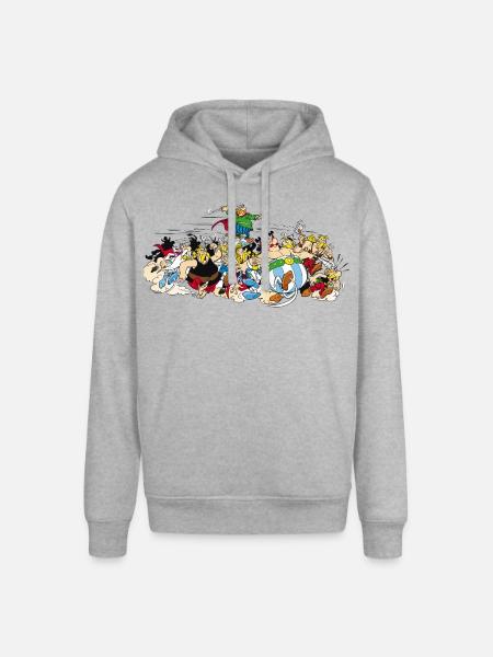 Astérix - Attaque! - Sweat à capuche SOUNDER Stanley/Stella Unisexe - gris chiné