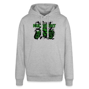 Ostdeutsches Kulturgut - Stanley/Stella Unisex Hoodie SOUNDER - Grau meliert - Vorne - Alina (178cm) & Michal (187cm)
