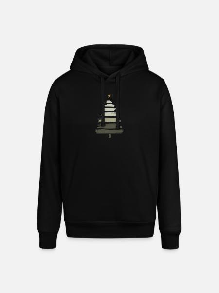 Christmas Tree - Stanley/Stella SOUNDER Unisex Hoodie - black