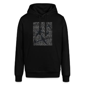 Kühner Segelflieger Thermikjäger - Stanley/Stella Unisex Hoodie SOUNDER - Schwarz - Vorne - Alina (178cm) & Michal (187cm)