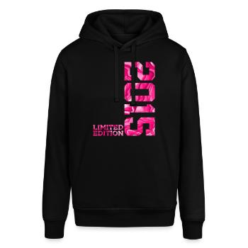 11. GEBURTSTAG PINK LIMITED EDITION 2015 - Stanley/Stella Unisex Hoodie SOUNDER - Schwarz - Vorne - Alina (178cm) & Michal (187cm)