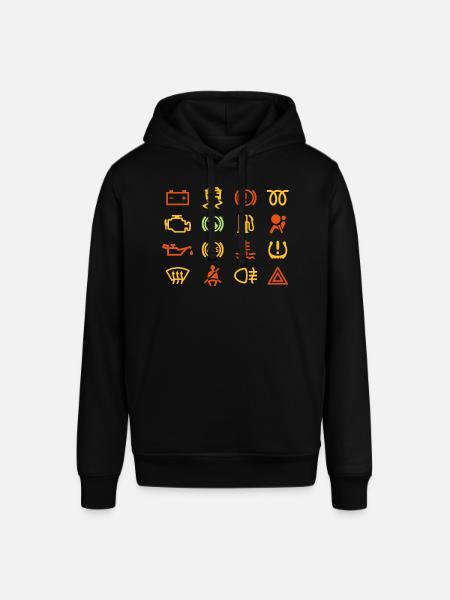 Car indicator lights - Stanley/Stella SOUNDER Unisex Hoodie - black