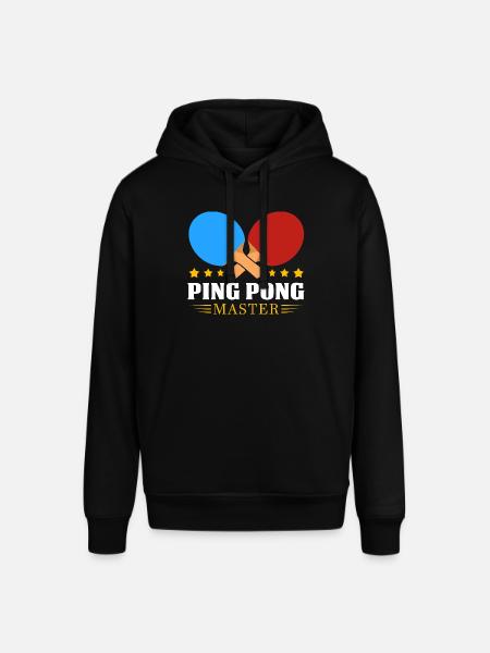 Ping-pong - Sweat à capuche SOUNDER Stanley/Stella Unisexe - noir