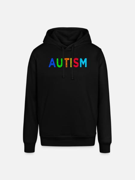 Arc-en-Ciel Autisme: Message d’Espoir - Sweat à capuche SOUNDER Stanley/Stella Unisexe - noir