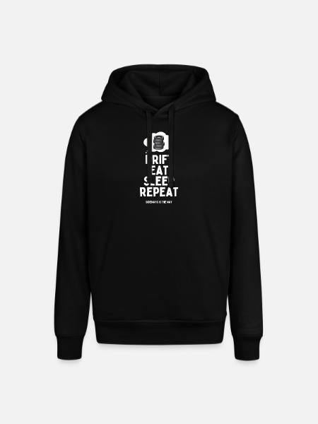 Drift Eat Sleep Repeat - Stanley/Stella SOUNDER Unisex Hoodie - black