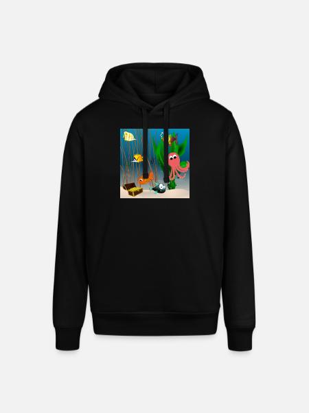 Marine life - Stanley/Stella SOUNDER Unisex Hoodie - black