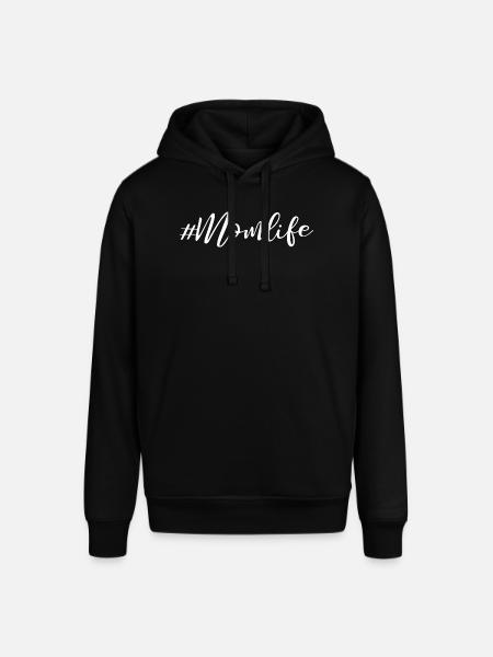 Momlife - Slogan Design - Stanley/Stella SOUNDER Unisex Hoodie - black