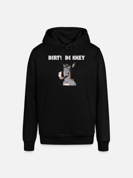 DIRTY DONKEY - Stanley/Stella SOUNDER Unisex Hoodie - black