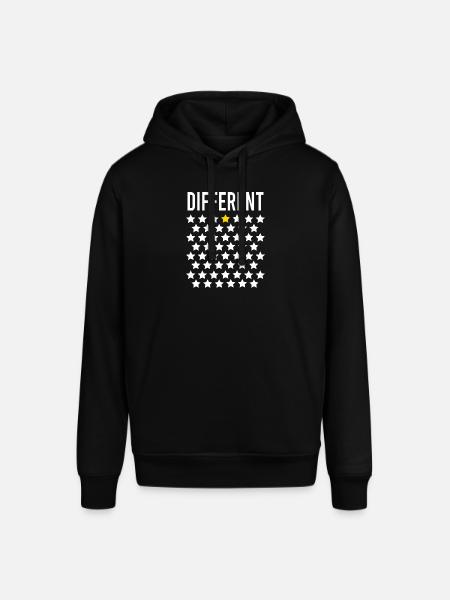 Différent: Étoile dorée au milieu des étoiles - Sweat à capuche SOUNDER Stanley/Stella Unisexe - noir