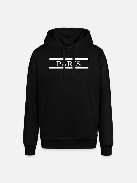 Paris France Chic - Sweat à capuche SOUNDER Stanley/Stella Unisexe - noir