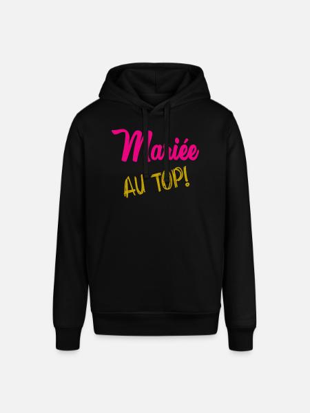 I CAN'T I'M MARRIED - Stanley/Stella SOUNDER Unisex Hoodie - black