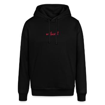 Always Antifascist - Stanley/Stella Unisex Hoodie SOUNDER - Schwarz - Vorne - Alina (178cm) & Michal (187cm)