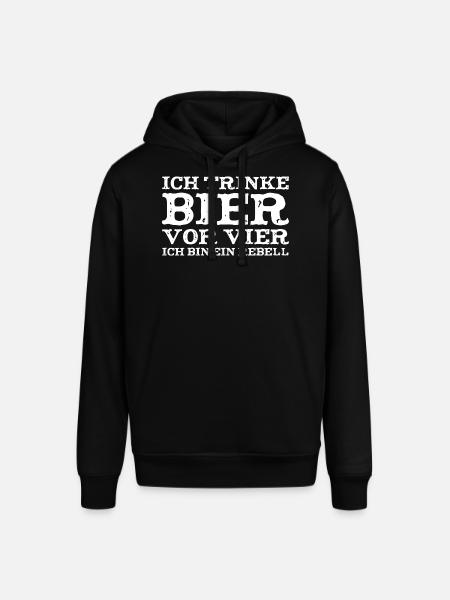 Rebell Spruch - Stanley/Stella Unisex Hoodie SOUNDER - Schwarz