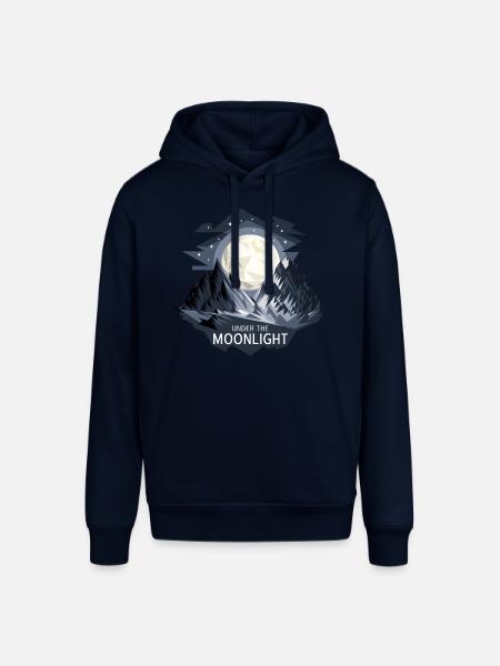 Under The Moonlight - Stanley/Stella SOUNDER Unisex Hoodie - navy