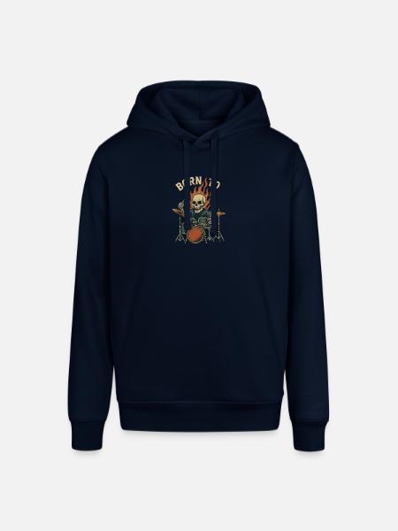 Né pour tambouriner - Sweat à capuche SOUNDER Stanley/Stella Unisexe - marine