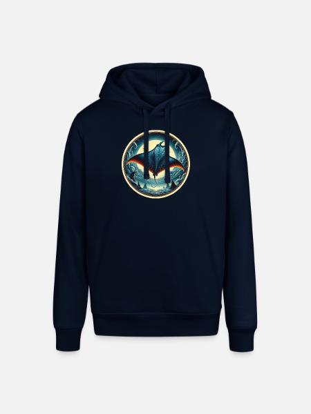 Ray Fish - Stanley/Stella SOUNDER Unisex Hoodie - navy