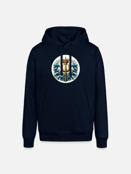 Trident Symbol - Stanley/Stella SOUNDER Unisex Hoodie - navy
