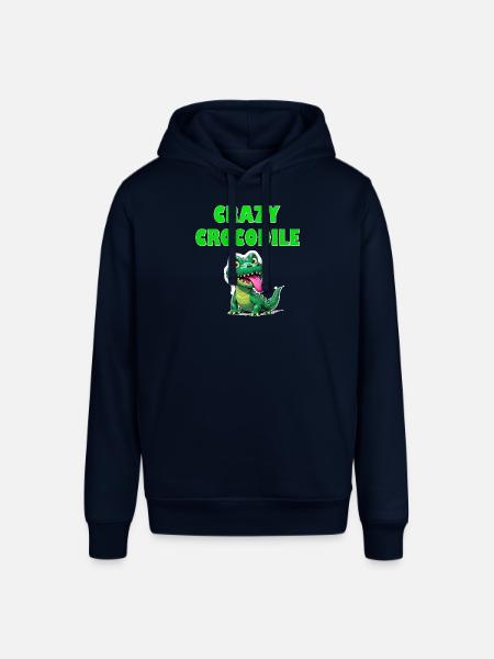 Crazy Crocodile - Stanley/Stella SOUNDER Unisex Hoodie - navy