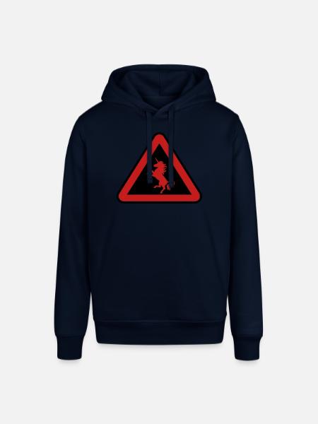 Achtung Einhorn, Gefahr - Stanley/Stella Unisex Hoodie SOUNDER - Navy