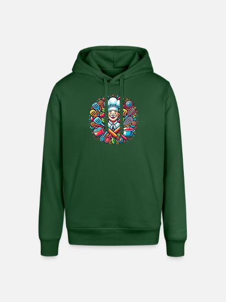 Chef Logo - Sweat à capuche SOUNDER Stanley/Stella Unisexe - vert bouteille
