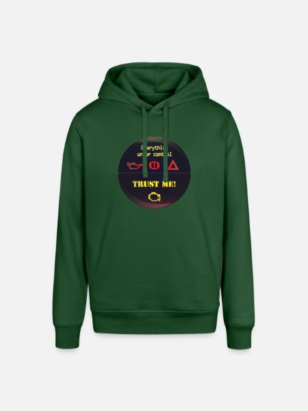 Under Control Trust Me - Stanley/Stella Unisex Hoodie SOUNDER - Flaschengrün