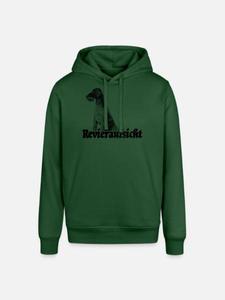 Revieraufsicht – Deutsch Drahthaar & Jagdhund - Stanley/Stella Unisex Hoodie SOUNDER - Flaschengrün