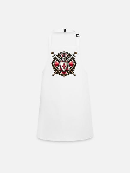 Knights templar - Children's Apron - white - Front