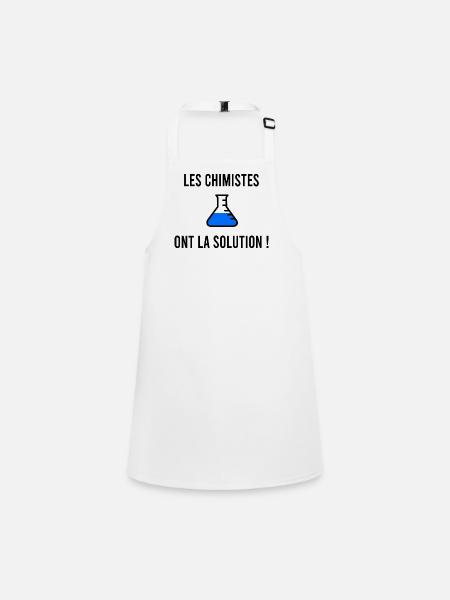 Chemists humor - Children's Apron - white - Front
