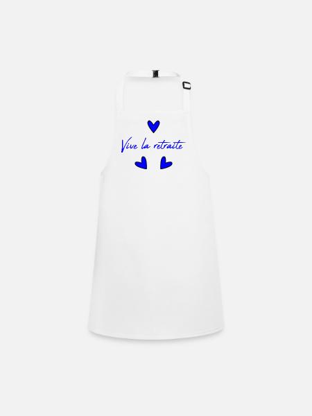 RETIREMENT. RETIREMENT. RETIRED. RETIREMENT - Children's Apron - white - Front