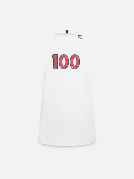 100. 100 YEARS. 100th ANNIVERSARY - Children's Apron - white - Front