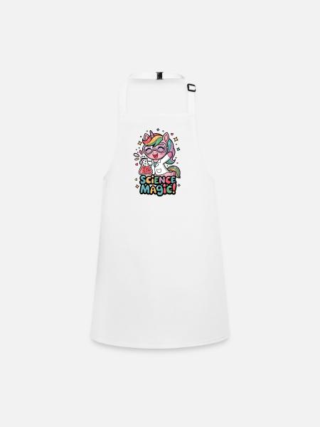 Science Magic! - Children's Apron - white - Front