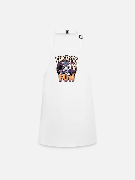 Fangtastic Fun - Children's Apron - white - Front