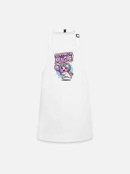 Serving Up Some Magic! - Children's Apron - white - Front